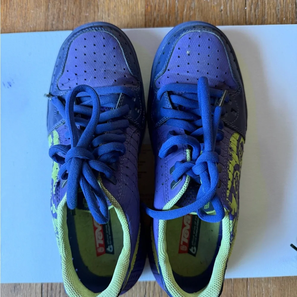 Teva Purple and Lime Athletic Lace-Up Shoes